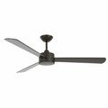 Brillo 52 in. Climate III DC Ceiling Fan Oil Rubbed Bronze & Dark Koa BR2527173